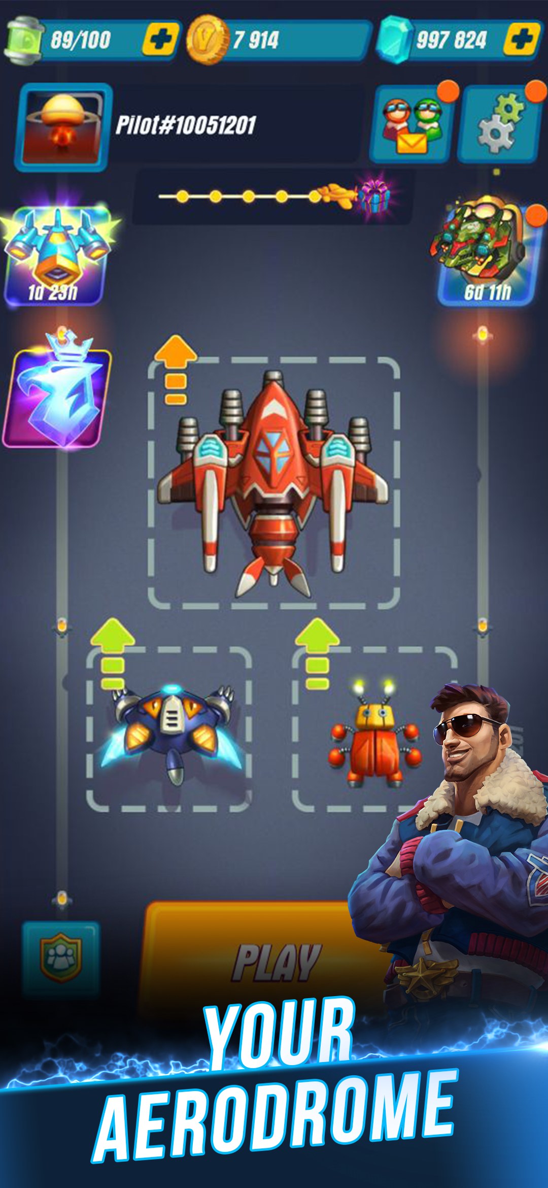 HAWK Airplane Space gameplay still
